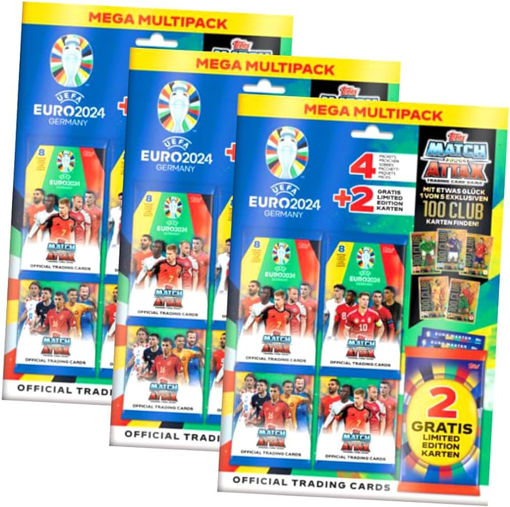 Picture of Topps Euro 24 Match Attax Club 100 Mega Multipack